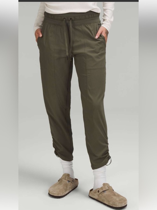lululemon athletica Pants - lululemon athletica Dance Studio Mid-Rise Cropped Pants - Army Green